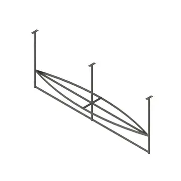 John Boos PRB03A-C Pot Rack, Ceiling Hung