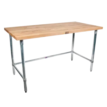 John Boos SNB01 Work Table, Wood Top