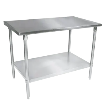 John Boos ST4-3072GSK Work Table,  63" - 72", Stainless Steel Top 