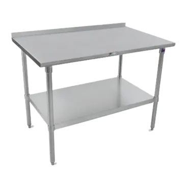 John Boos ST4R1.5-24120SSK Work Table, 109" - 120", Stainless Steel Top