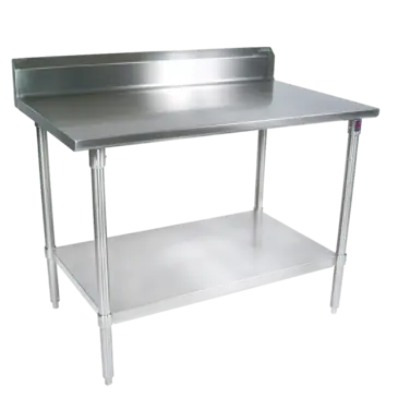 John Boos ST4R5-24120SSK Work Table, 109" - 120", Stainless Steel Top