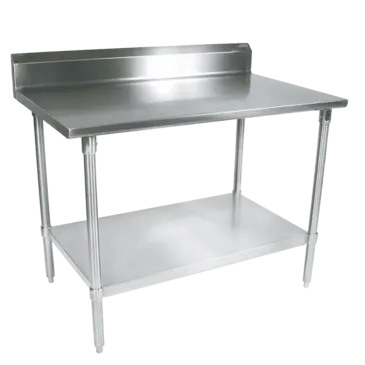 John Boos ST4R5-3060SSK Work Table,  54" - 62", Stainless Steel Top