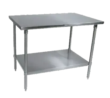 John Boos ST6-3048GSK-X Work Table,  40" - 48", Stainless Steel Top