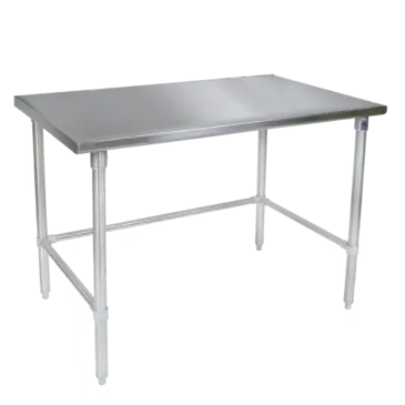 John Boos ST6-3060GBK-X Work Table,  54" - 62", Stainless Steel Top