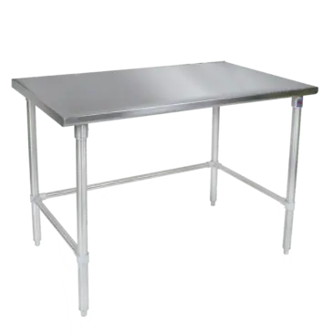 John Boos ST6-3060SBK-X Work Table,  54" - 62", Stainless Steel Top