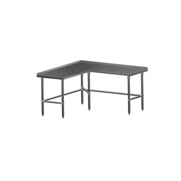 John Boos ST6R1.5-L2460SBK Work Table, L-Shaped