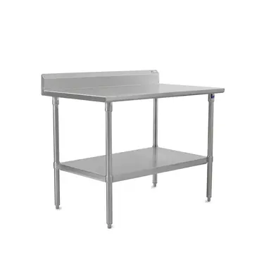 John Boos ST6R5-24120SSK Work Table, 109" - 120", Stainless Steel Top