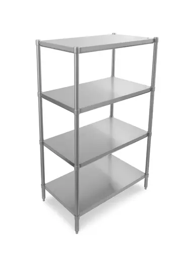 John Boos SUS-183060-3-X Shelving Unit, Solid Flat