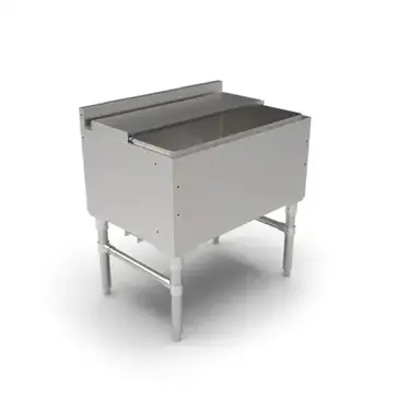 John Boos UBIB-2130-CP10 Underbar Ice Bin/Cocktail Unit