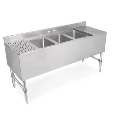 John Boos UBS3-1860-2D12 Underbar Sink Units