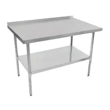 John Boos UFBLG7224-X Work Table,  63" - 72", Stainless Steel Top