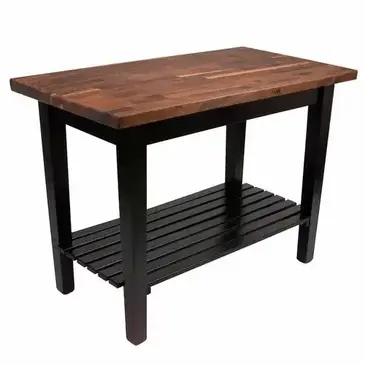 John Boos WAL-C3625-S Work Table, Wood Top