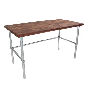 John Boos WAL-JNB09-O-X Work Table, Wood Top