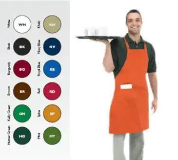 John Ritzenthaler 601BAC-BG Bib Apron