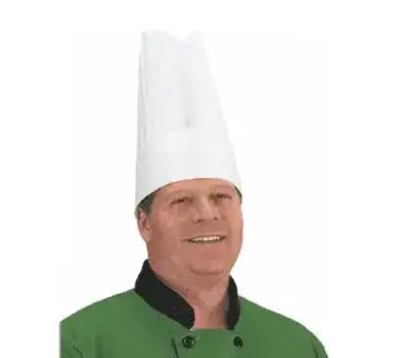 John Ritzenthaler CHR12-V Disposable Chef's Hat