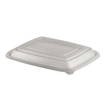 JOHNSON SALES Mega-Meal Container Lid, 12.38" x 10.25" x 1.22", Polypropylene, Clear, (100/Case), Anchor Packaging 4332000