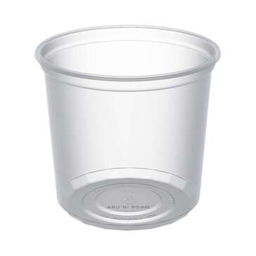 JOHNSON SALES Deli Container, 24 oz, Clear, Polypropylene, (500/Case) Anchor Packaging D24CX