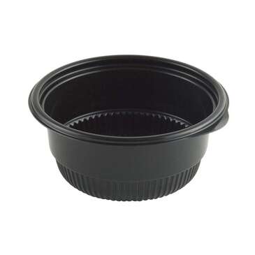 JOHNSON SALES Incredi-bowl, 10 oz, Black, Plastic, Microwavable, (500/Case) Anchor Packaging M4810B