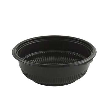 JOHNSON SALES Incredi-Bowl, 12 oz Round, Black, Plastic, Microwavable, (500/pack) Anchor Packaging M5816B