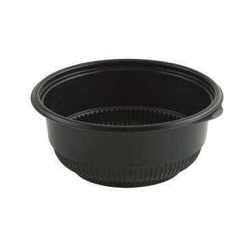 JOHNSON SALES Incredi-bowl, 16 oz, Black, Plastic, Microwavable, (500/Case) Anchor Packaging M5820B