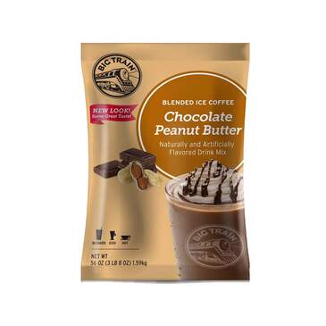KERRY (DAVINCI GOURMET) Blended Iced Coffee, Chocolate Peanut Butter, 3.5 Lb, Big Train BT.610835