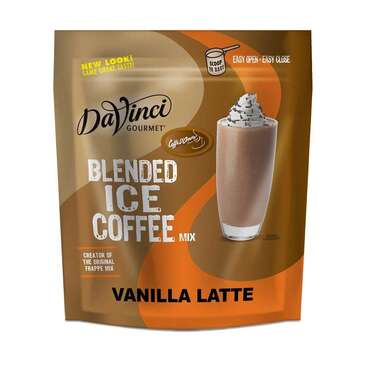 KERRY (DAVINCI GOURMET) Jet Blended Ice Coffee Mix, 48 oz, Vanilla Latte, DaVinci JT04001