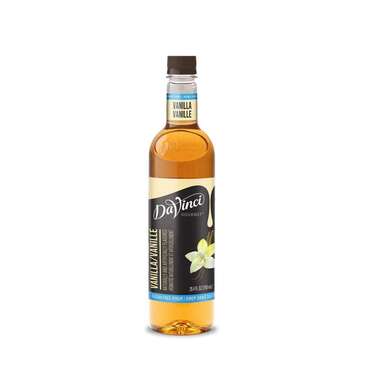 KERRY (DAVINCI GOURMET) Vanilla Syrup, 25.4 oz, Plastic Bottle, Sugar-Free, DaVinci 20625998