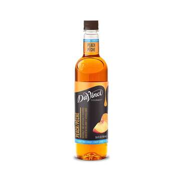 KERRY (DAVINCI GOURMET) Peach Syrup, 25.4 oz, Sugar-Free, DaVinci 4073738402111