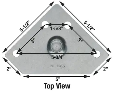 Krowne Metal 28-166S Caster