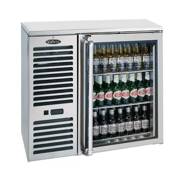 Krowne Metal BS36 Back Bar Cabinet, Refrigerated