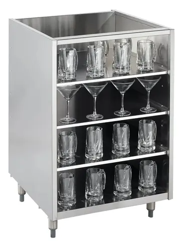 Krowne Metal KR-G24 Underbar Glass Rack Storage Unit