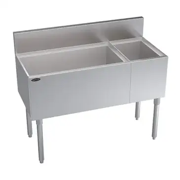 Krowne Metal KR19-M42L Underbar Ice Bin/Cocktail Station, Bottle Well Bin