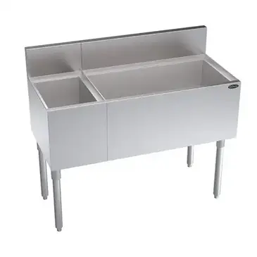 Krowne Metal KR19-M42R-10 Underbar Ice Bin/Cocktail Station, Bottle Well Bin