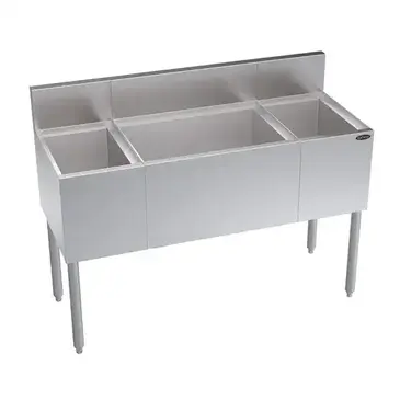 Krowne Metal KR19-M48C-10 Underbar Ice Bin/Cocktail Station, Bottle Well Bin