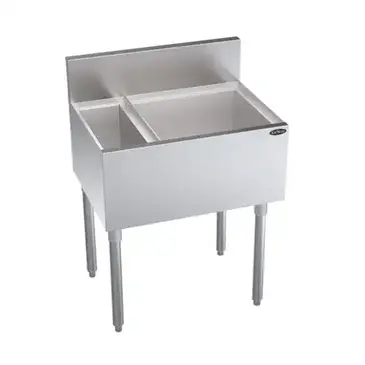 Krowne Metal KR19-MS26R Underbar Ice Bin/Cocktail Station, Bottle Well Bin