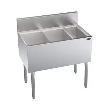 Krowne Metal KR19-MS32L Underbar Ice Bin/Cocktail Station, Bottle Well Bin