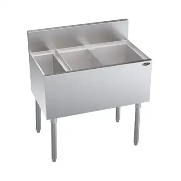 Krowne Metal KR19-MS32R Underbar Ice Bin/Cocktail Station, Bottle Well Bin