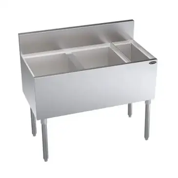 Krowne Metal KR19-MS38L Underbar Ice Bin/Cocktail Station, Bottle Well Bin