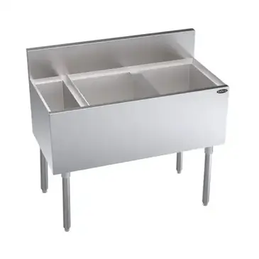 Krowne Metal KR19-MS38R Underbar Ice Bin/Cocktail Station, Bottle Well Bin