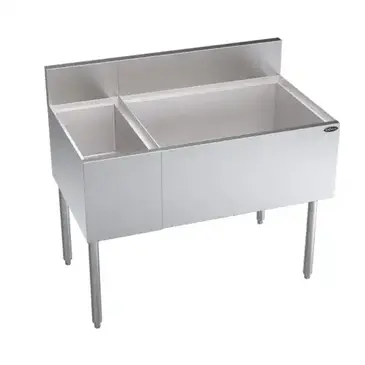 Krowne Metal KR24-M42R Underbar Ice Bin/Cocktail Station, Bottle Well Bin