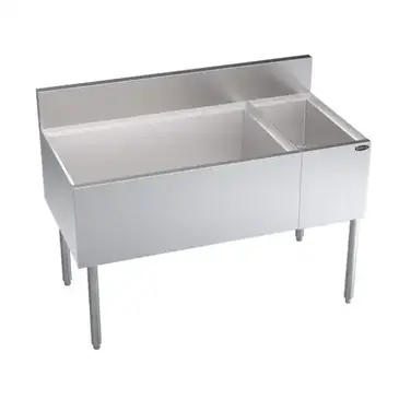 Krowne Metal KR24-M48L Underbar Ice Bin/Cocktail Station, Bottle Well Bin