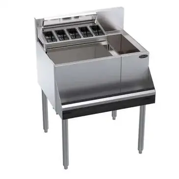 Krowne Metal KR24-MS26L Underbar Ice Bin/Cocktail Station, Bottle Well Bin