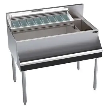 Krowne Metal KR24-MS38L Underbar Ice Bin/Cocktail Station, Bottle Well Bin