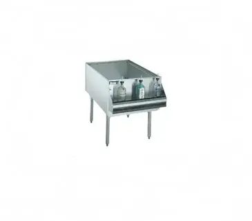 Krowne Metal KRPT-1836-10 Underbar Ice Bin/Cocktail Station, Pass-Thru