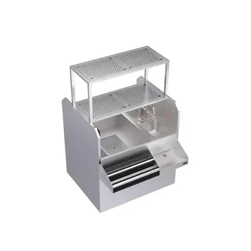 Krowne Metal KRPT-42LP-10 Underbar Ice Bin/Cocktail Station, Pass-Thru Combo