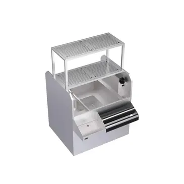 Krowne Metal KRPT-42RP-10 Underbar Ice Bin/Cocktail Station, Pass-Thru Combo