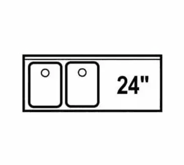 LaCrosse Cooler SD42L Underbar Sink Units