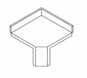 LaCrosse Cooler SDDC90FS Underbar Corner/Angle Filler