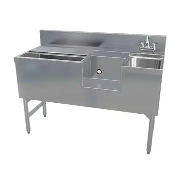 LaCrosse Cooler SK4-24ICLBSHSR+10 Underbar Ice Bin/Cocktail Station, Blender Station