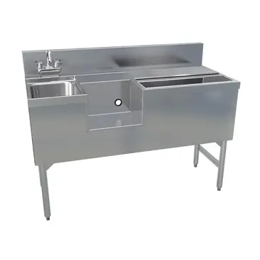 LaCrosse Cooler SK4-24ICRBSHSL+10 Underbar Ice Bin/Cocktail Station, Blender Station